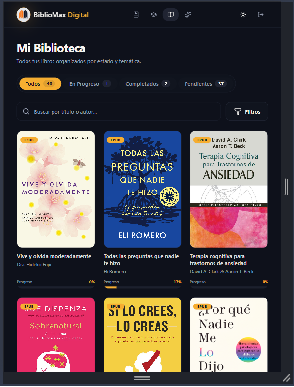 Plataforma de lectura digital